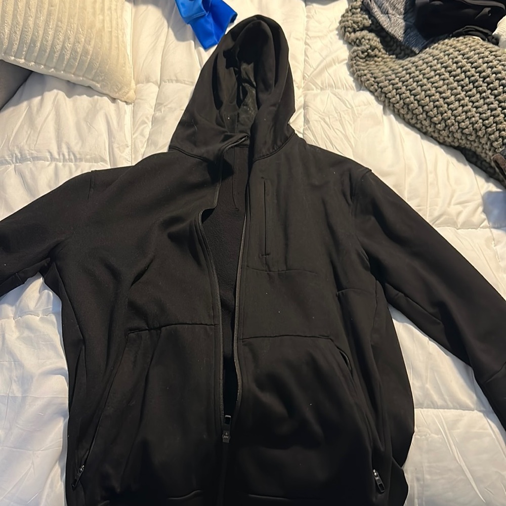Lululemon XL Zip Up Hoodie (Black)